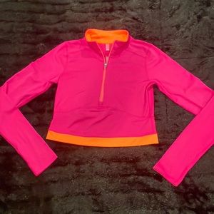 Free People Movement cropped zip up